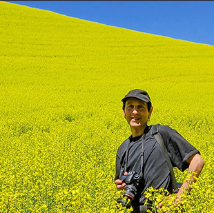 Jim Laser in yellow field